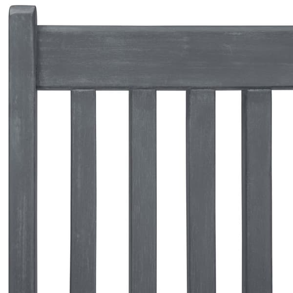 Trädgårdsmöbelset 7 delar grå