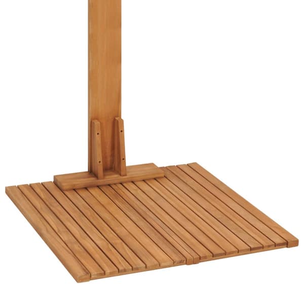 Trädgårdsdusch 75x75x210 cm massiv teak