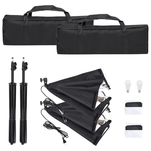 Professionell studiobelysning 2 st 40x60 cm