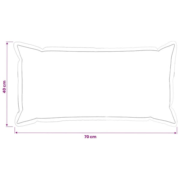 Kuddöverdrag 2 st HOUTEN Mörkgrön 40 x 70 cm Sammet