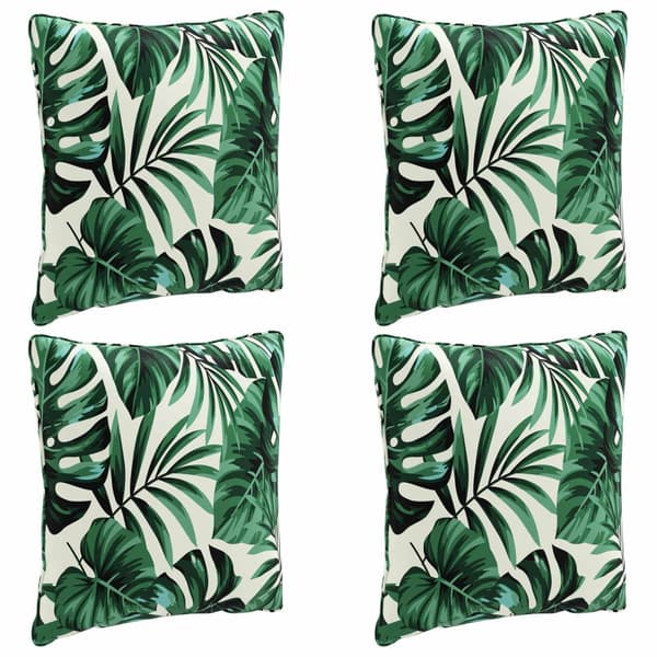 4-delad ryggkudde PUTTEN 4 st 100% Polyester Bladmönster