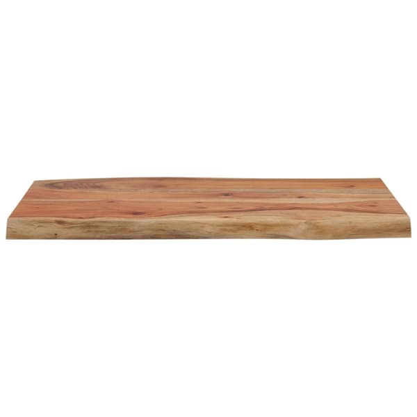 Bordsskiva 70x40x2,5 cm rektangulär massiv akacia rustik kant