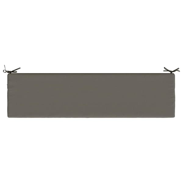 Bänk kudde SOEST 100% Polyester Grå 150 x 40 x 8 cm