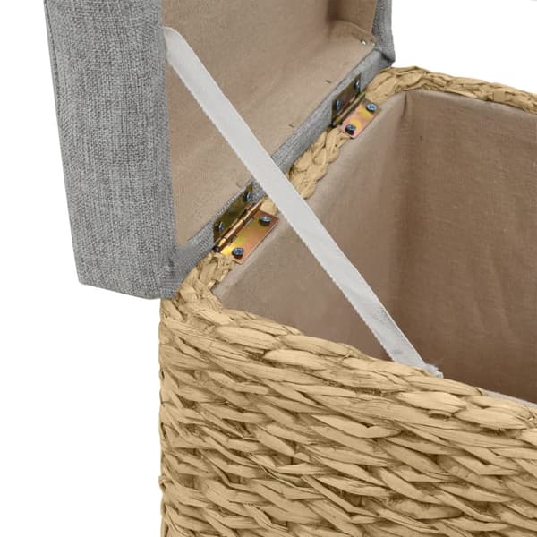 Ottoman set 2 delar sjögräs grå