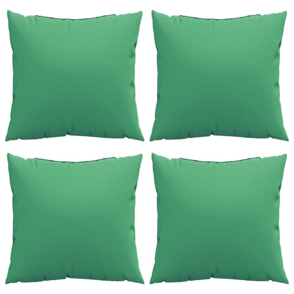 Soffkuddar 4 st grön 60x60 cm tyg