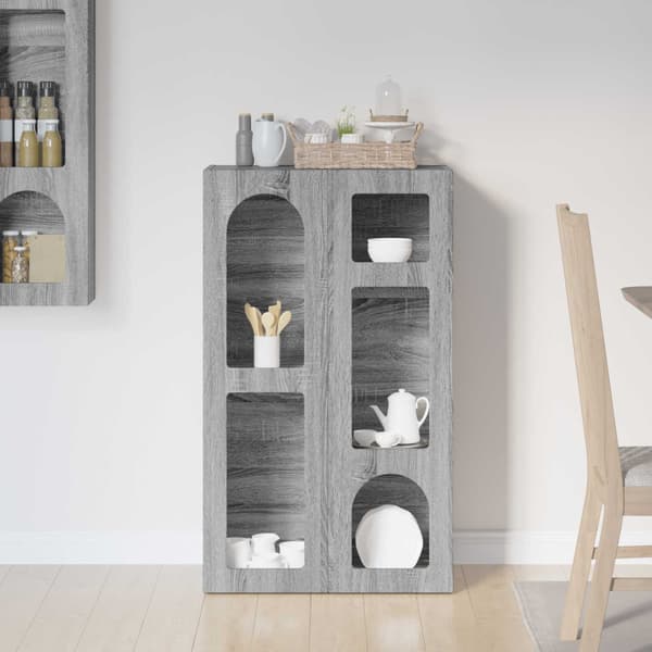 Sideboard Grå Sonoma 59 x 35 x 100,5 cm Konstruerat trä