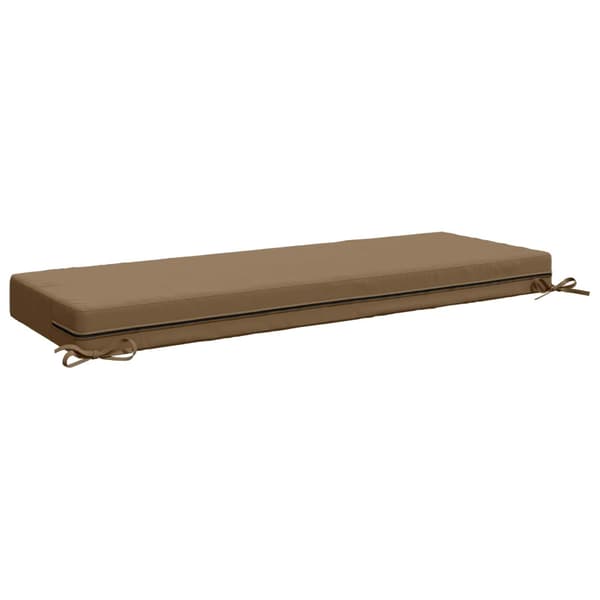 Sittkudde SOEST 100% Polyester Taupe 120 x 40 x 10 cm