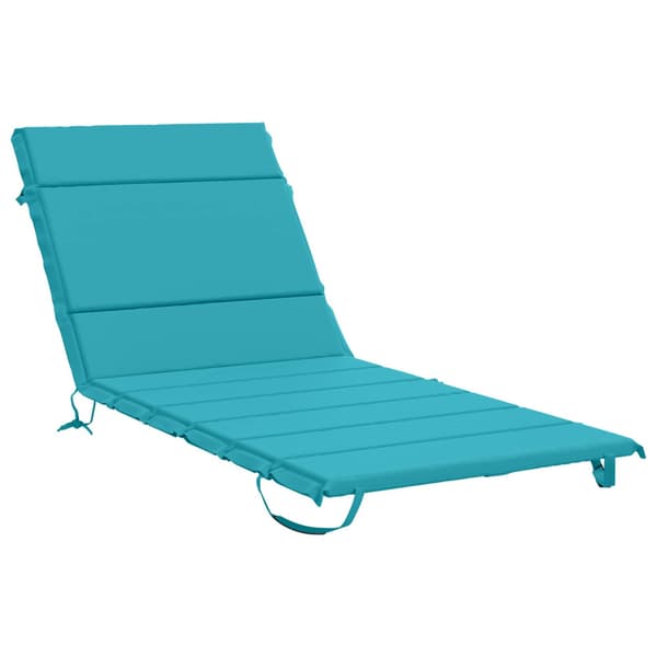 Solstol Kudde GEMERT 100% Polyester Turkos 200 x 70 x 3 cm