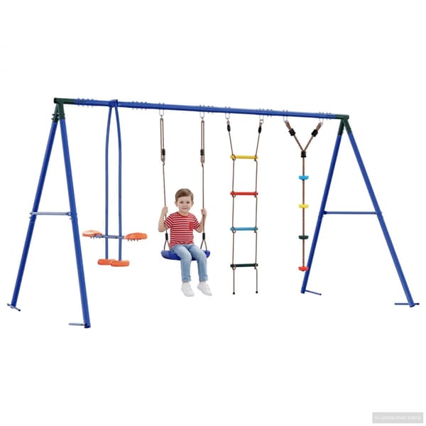 Utegunga set Flerfärgsdesign Stål och PE