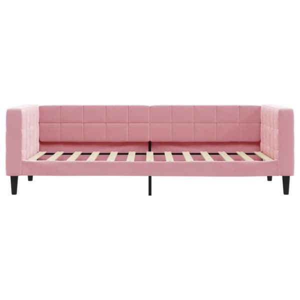 Dagbädd rosa 80x200 cm sammet