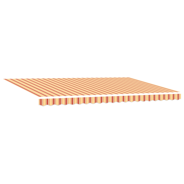 Markis tyg Gul och Orange 500 × 300 cm Polyester