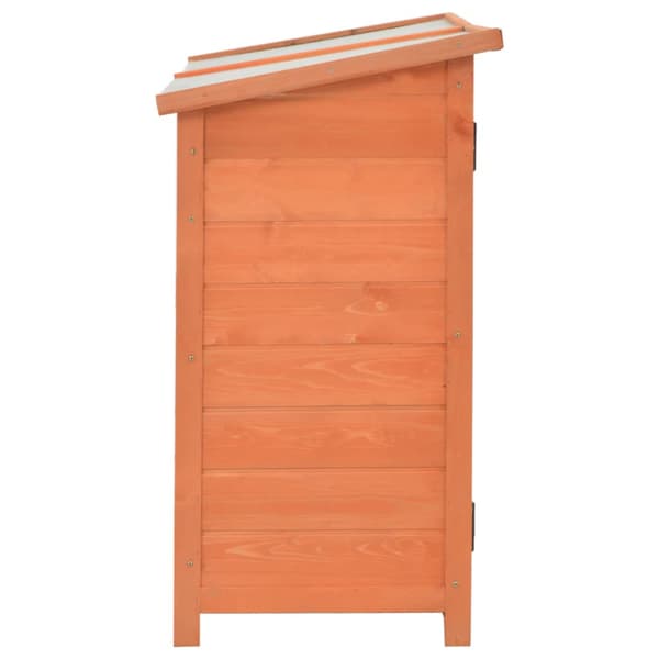 Förvaringsbod 128x42x91 cm trä