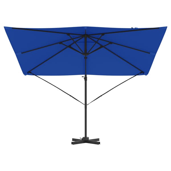 Roma Parasol Blå 286 x 284 x 265 cm Aluminium och Polyester
