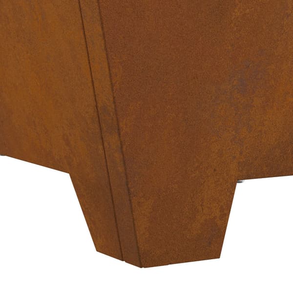 Eldstad Brun 60 x 60 x 30 cm Väderstål