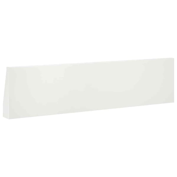 Stödvägg 2 st 80 x 12 x 30 cm Stål Vit