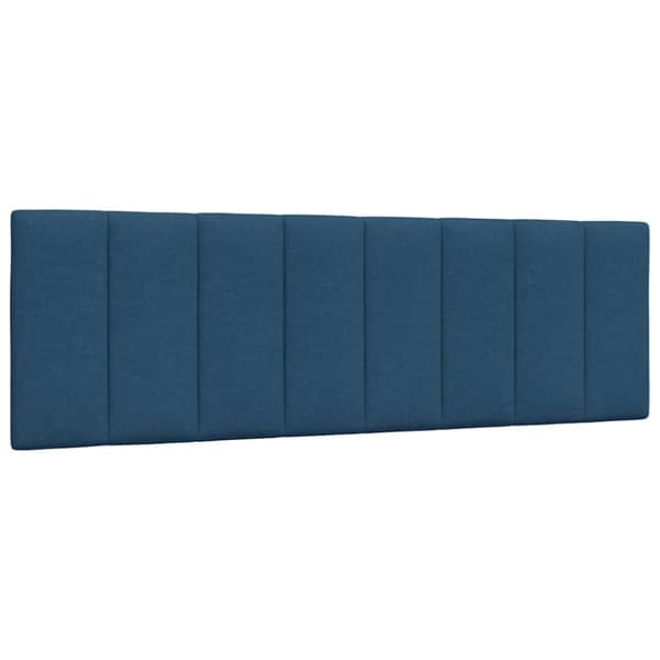 Headboard Cushion "Hanko" Blue 160 cm Fabric