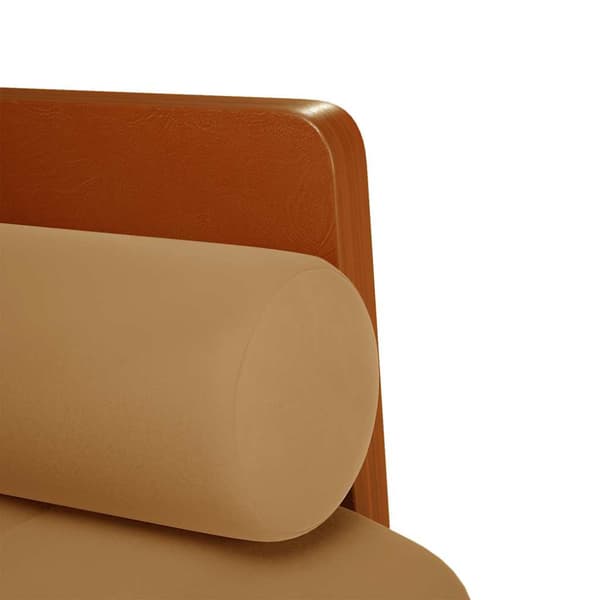 Loveseat soffa med dynor brun 110 cm sammet