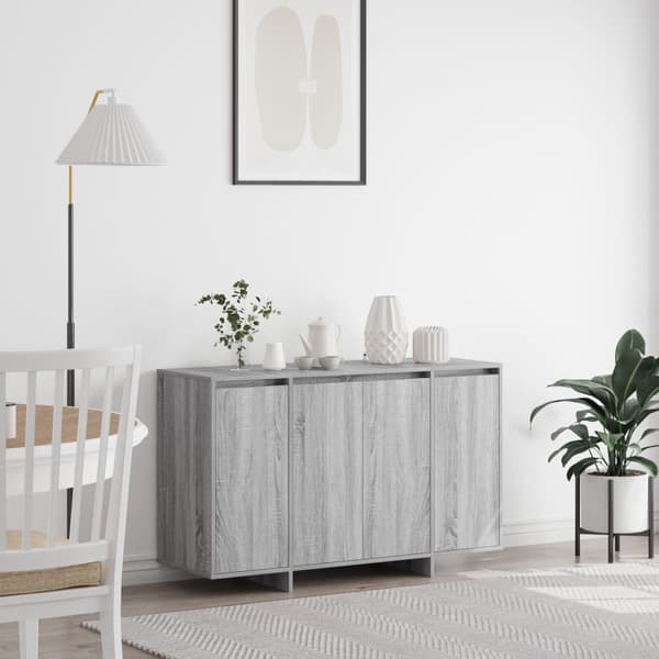 Sideboard Grå sonoma 120 x 41 x 75 cm Konstruerat trä