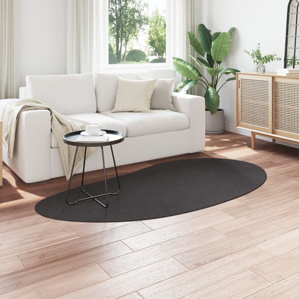 Matta HUARTE Antracit 100 x 200 cm Polyester