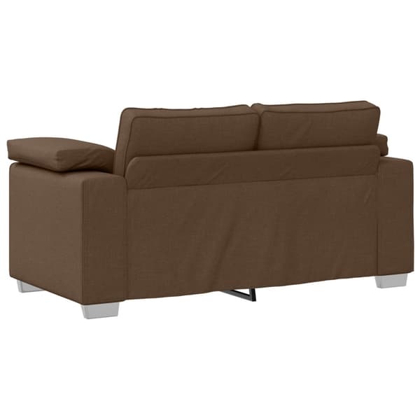 Tvåsitssoffa Brun 160 cm tyg