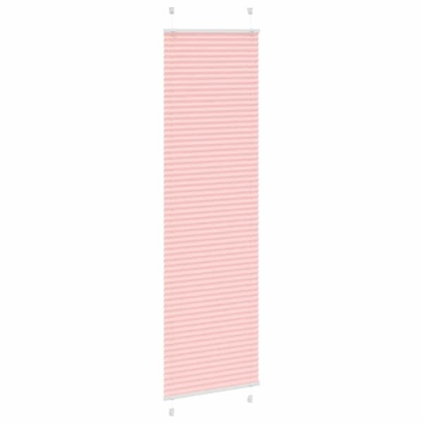 Plisserad persienn rosa 65x200cm tyg bredd 64,4cm polyester