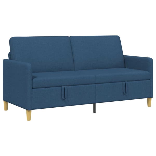 Soffa med förvaring Blå 172 x 78 x 87 cm Polyester