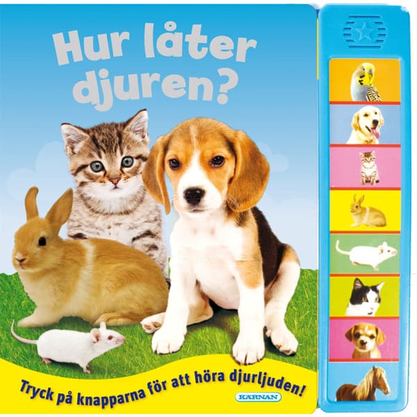 Hur låter djuren? (bok, board book)