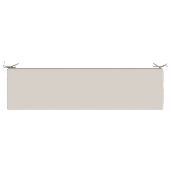 Bänk kudde SOEST 100% Polyester Vit 150 x 40 x 8 cm