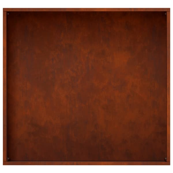 Trädgårdsplanterare 2 st Rostig 50 x 50 x 75 cm