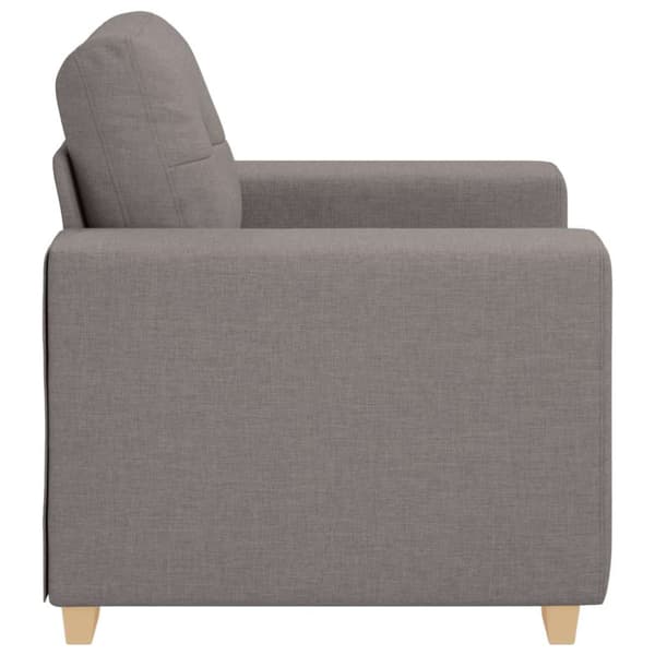 Soffa taupe 100x78x80 cm tyg