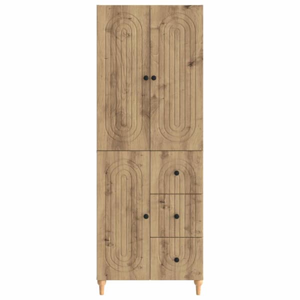 Skåpset 2 pcs 66 x 34,5 x 90 cm Konstruerat trä
