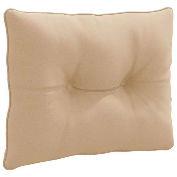 Ryggkudde PUTTEN 100% Polyester Sand 60 x 40 x 10 cm