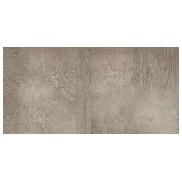 Golvplankor 55 pcs Grå 5,11 m² PVC