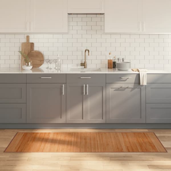 Matta rektangulär naturlig 70x200 cm bambu