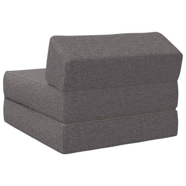 Fällbar Soffbed Ljusgrå 60 x 70 x 41 cm Tyg