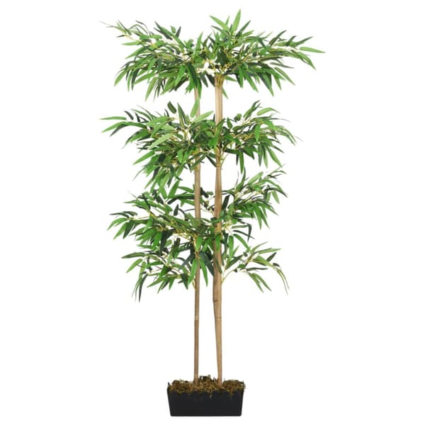 Konstväxt bambu 1216 blad 180 cm grön