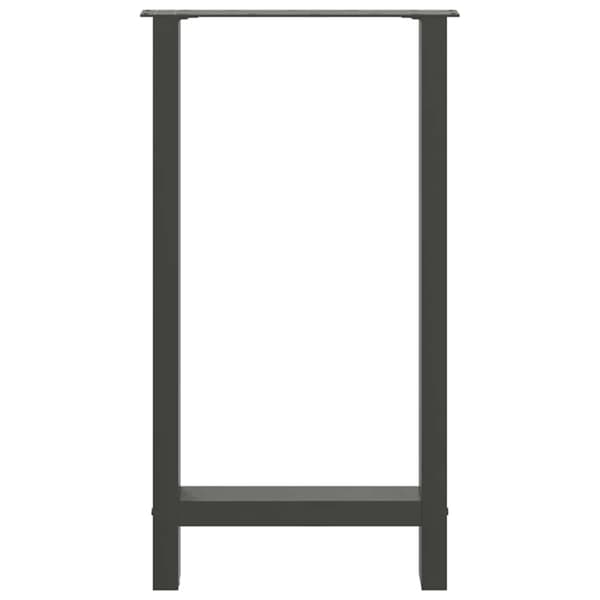 Barbordsben antracit 2 st 40x(90-91) cm stål