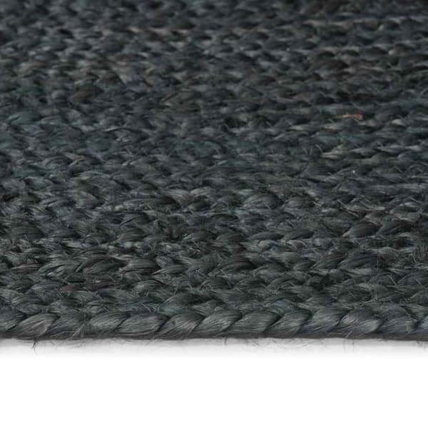 Områdesmattor Rektangulär Mörkgrå 60 x 200 cm Jute