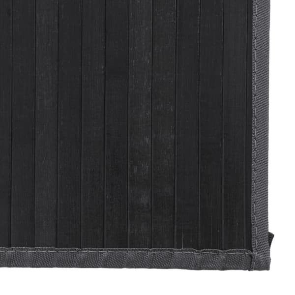 Matta rektangulär grå 80x100 cm bambu