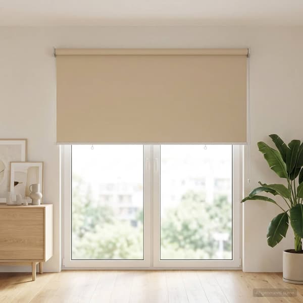 Rullgardin UV-skydd Beige 120 x 230 cm Polyester