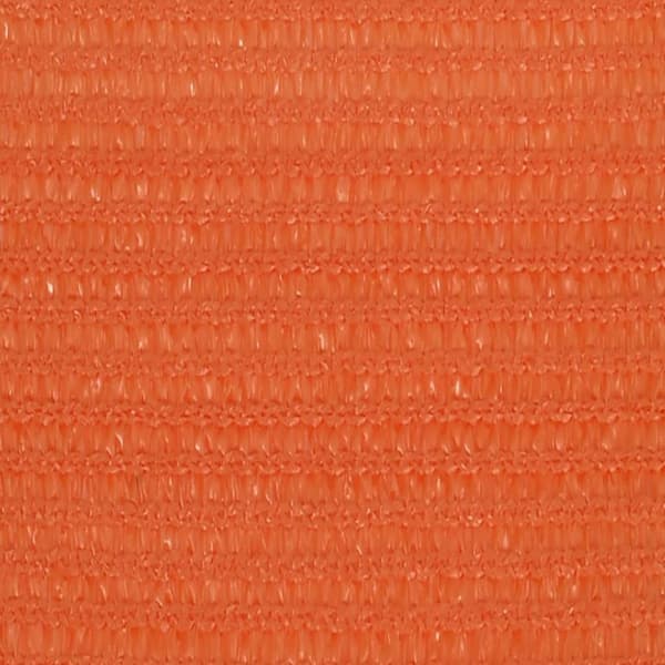 Solsegel 160 g/m² rektangulär orange 3x5 m HDPE