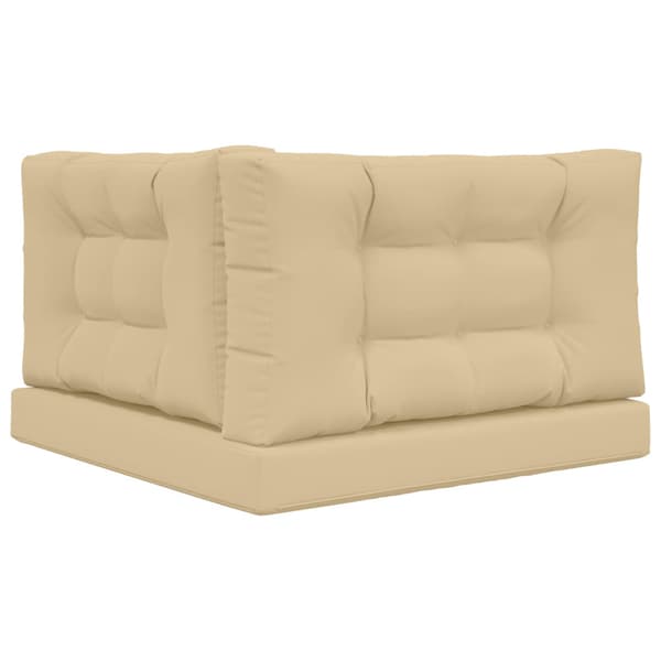 Utomhus Soffa Kudde 3 pcs Beige Polyester
