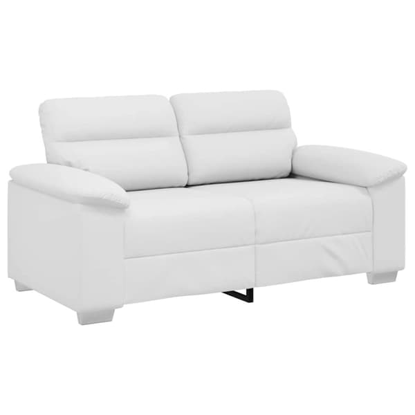2-sitssoffa vit 160x81x84 cm konstläder