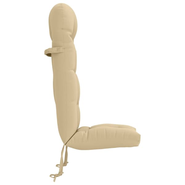 Solsängkudde PUTTEN 100% Polyester Beige 48 x 112 x 10 cm
