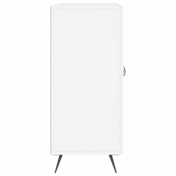 Skänk vit 90x34x80 cm konstruerat trä