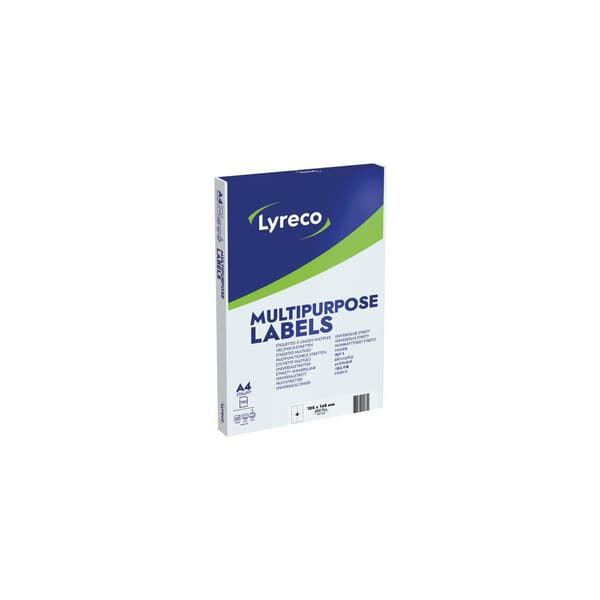 Etikett LYRECO 105x148mm 400/fp