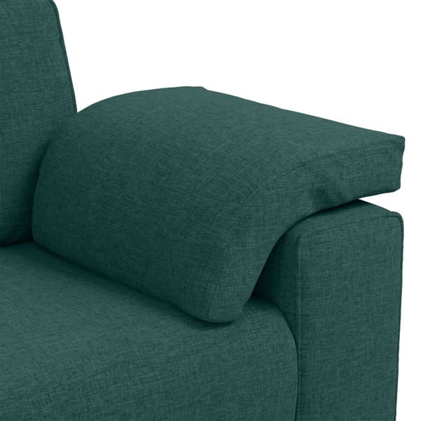 Tvåsitssoffa Mörkgrön 160 cm tyg