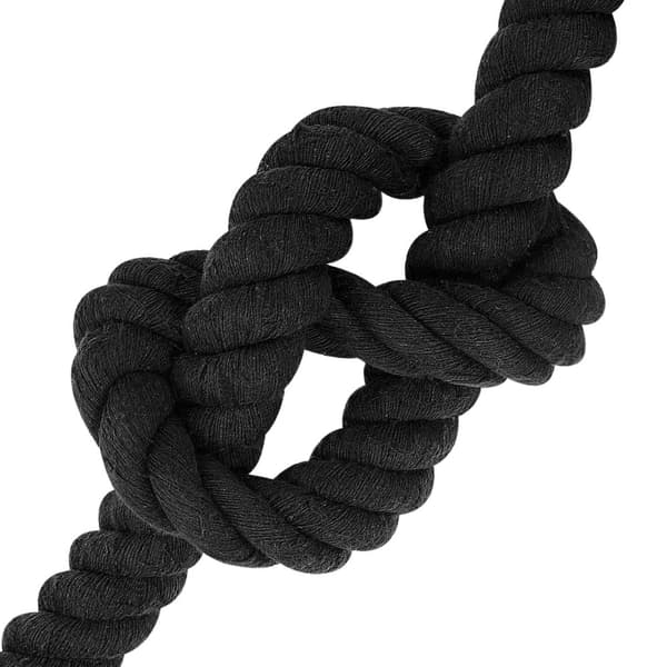 Rep Svart 5 x 5 x 1000 cm Bomull