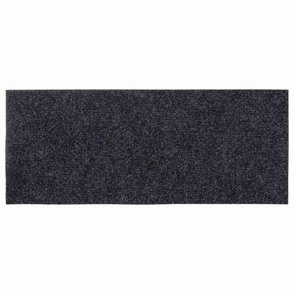 Trappmattor självhäftande 30 st 60x25 cm mörkgrå rektangulära