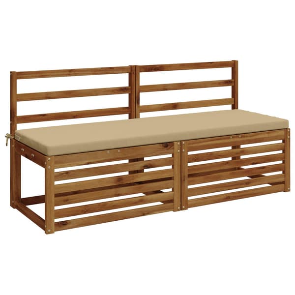 2-delade Bänk Kuddar SOEST 2 st 100% Polyester Beige